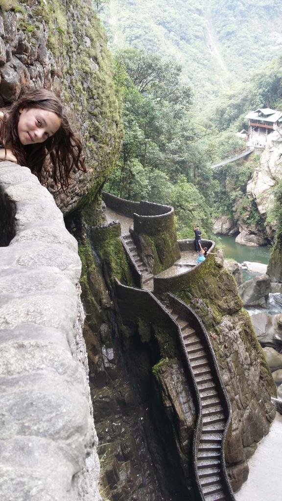 The stairs of the waterfall. Photo: V