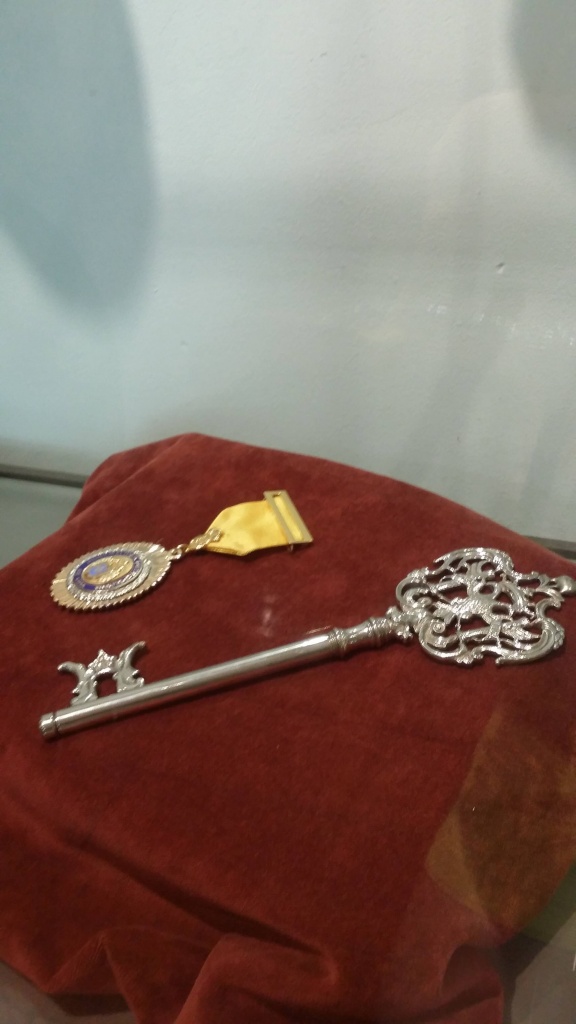 The key to the city of Lima. Photo: Amelia