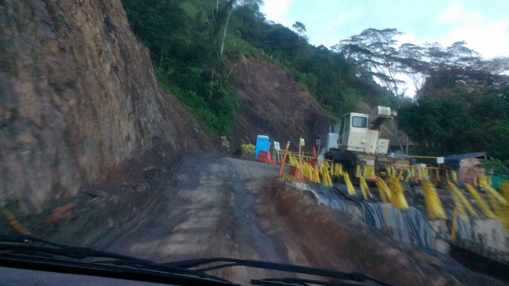 The "road" to Puerto Boyacá.  Photo by V.