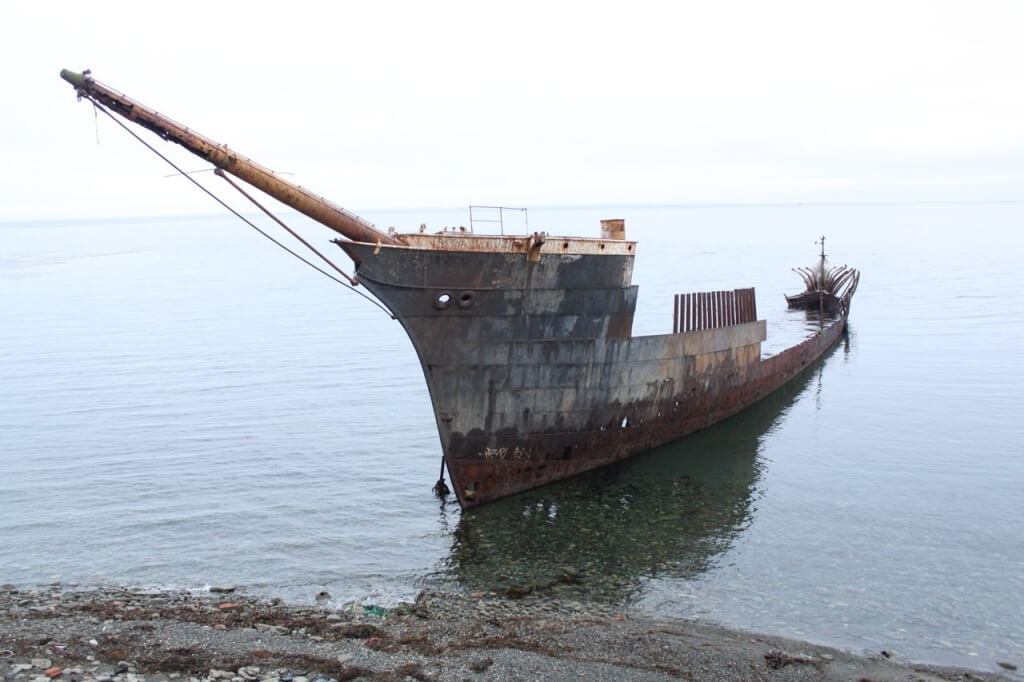 Boats seem to come to Punta Arenas to die. Photo: Nate